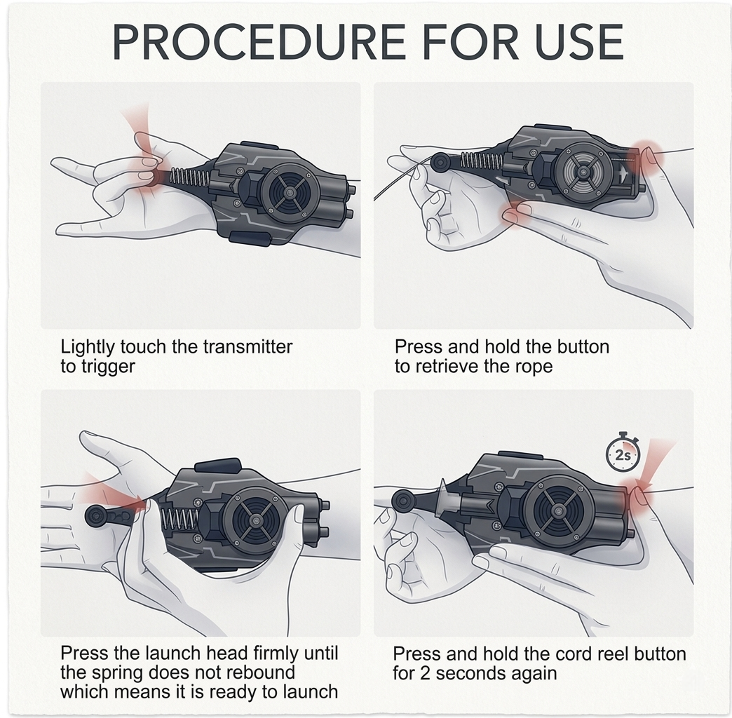 Spider Web Shooter Launcher